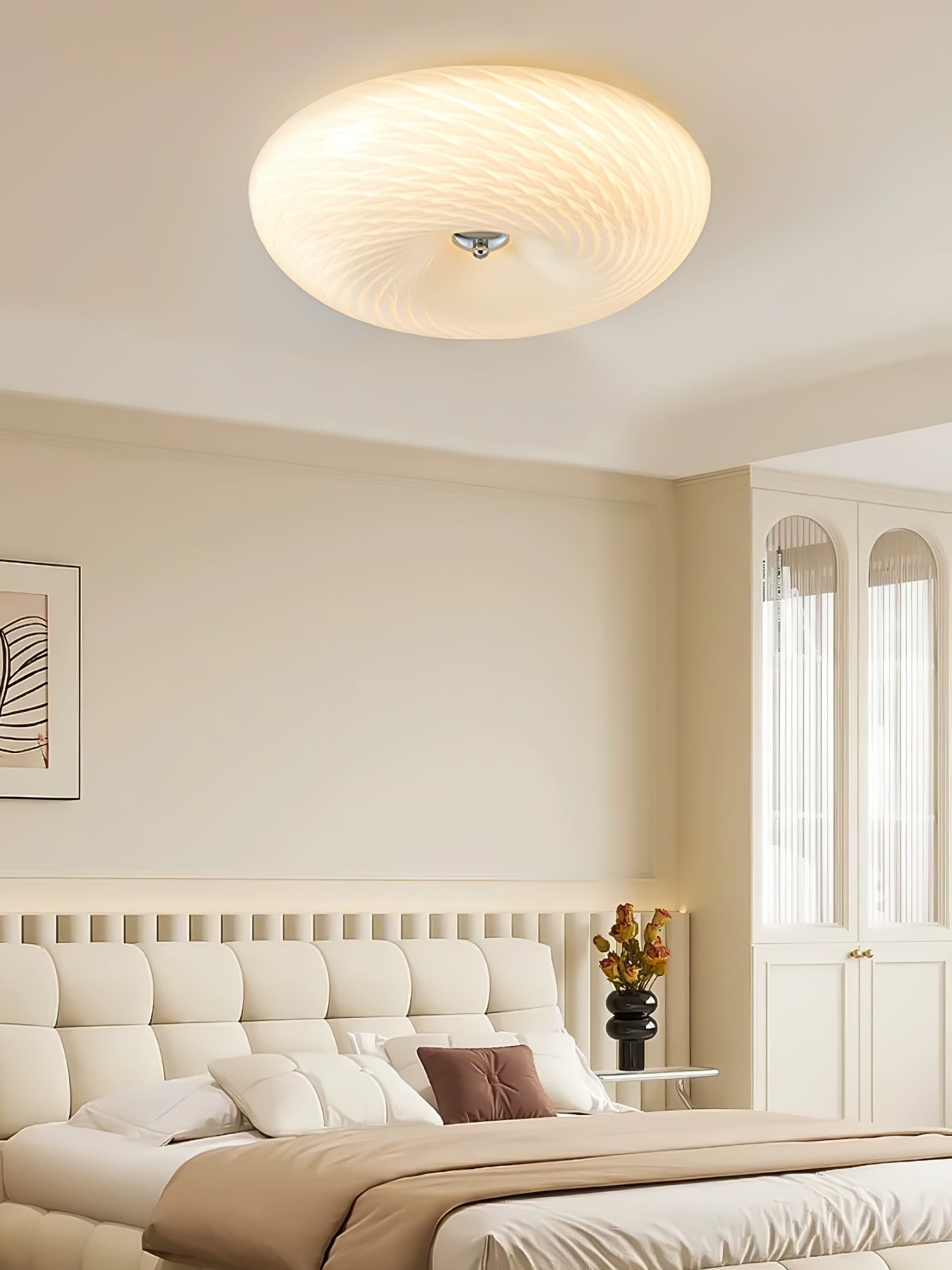 Comarion Modern Minimalist Art Glass Ceiling Light - Letslighting