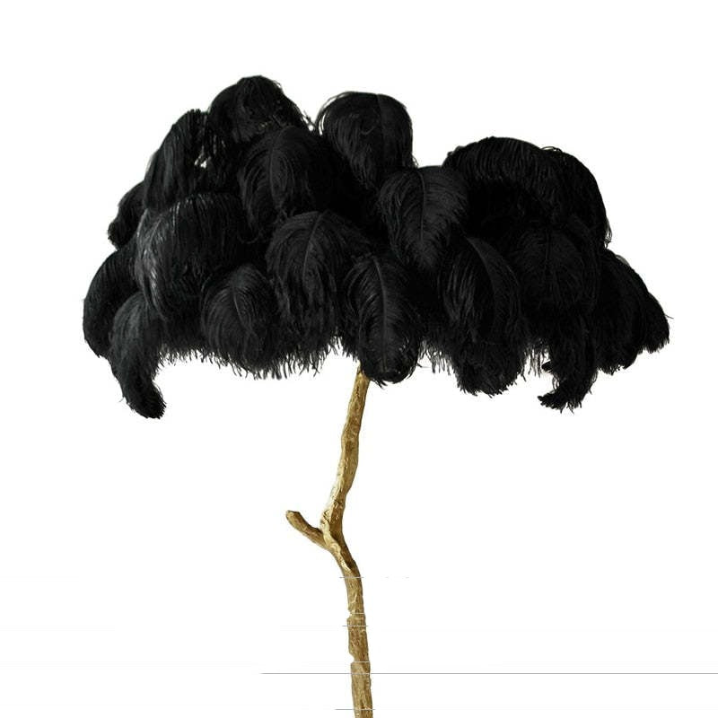 O'Moore Nordic Luxury Unique Ostrich Feather Floor Lamp/Table Lamp - Letslighting