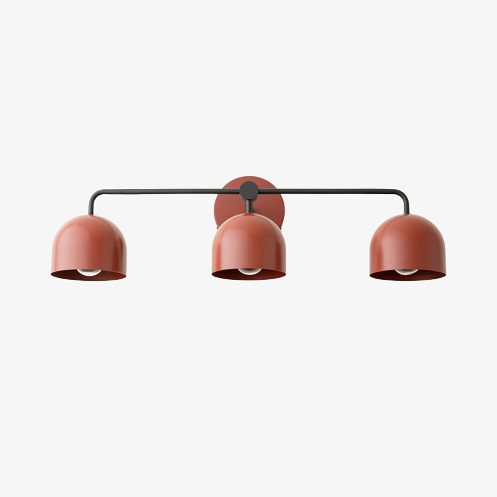 Chroma Brass White Wall Light Contemporary Living Room