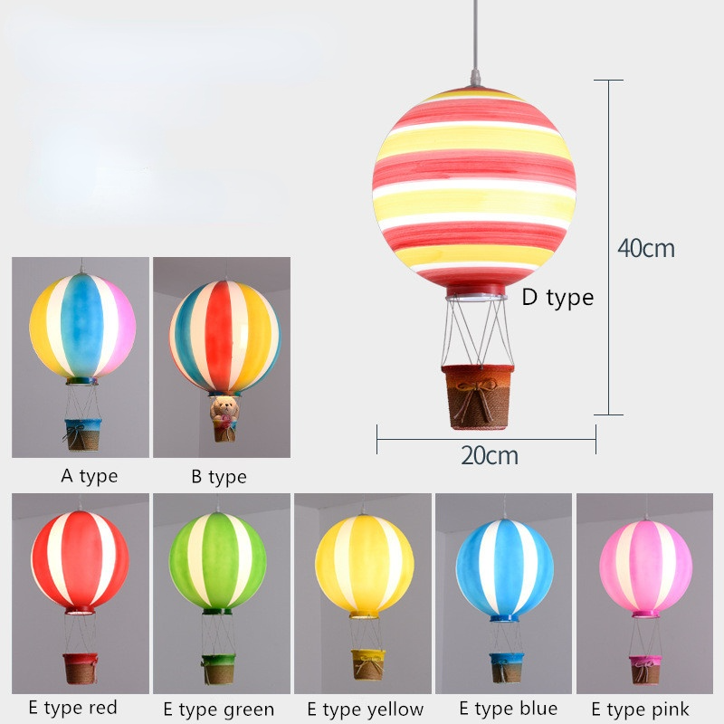Nordic Creative Colorful Balloon Acrylic Pendant Light, Bedroom - Letslighting