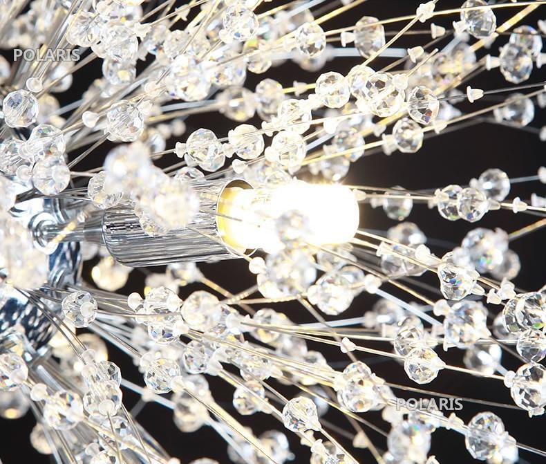Lustra Chandelier Crystal Dandelion with Crystals - Letslighting