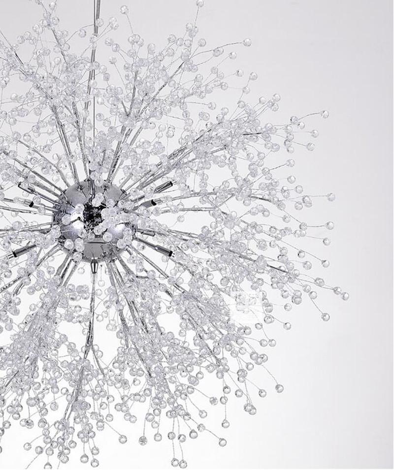 Lustra Chandelier Crystal Dandelion with Crystals - Letslighting