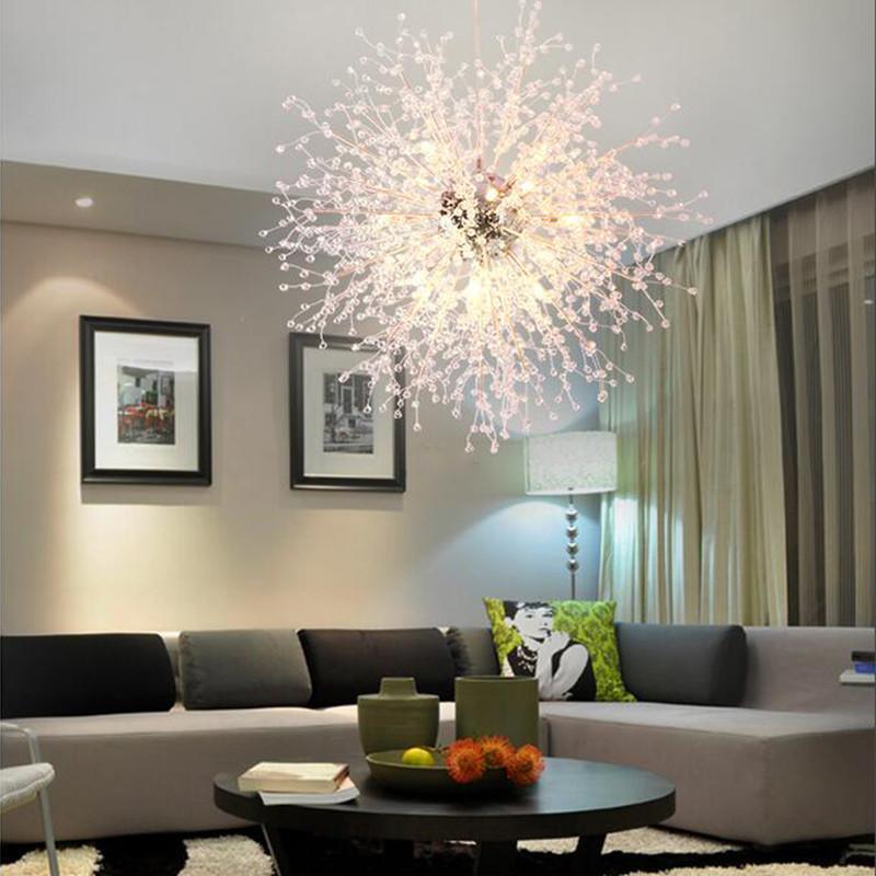 Lustra Chandelier Crystal Dandelion with Crystals - Letslighting
