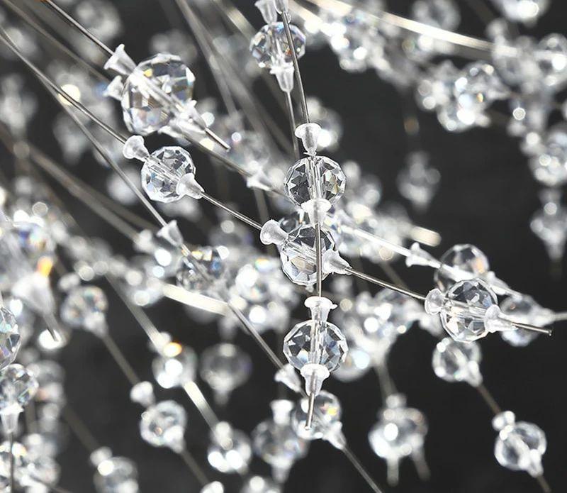 Lustra Chandelier Crystal Dandelion with Crystals - Letslighting
