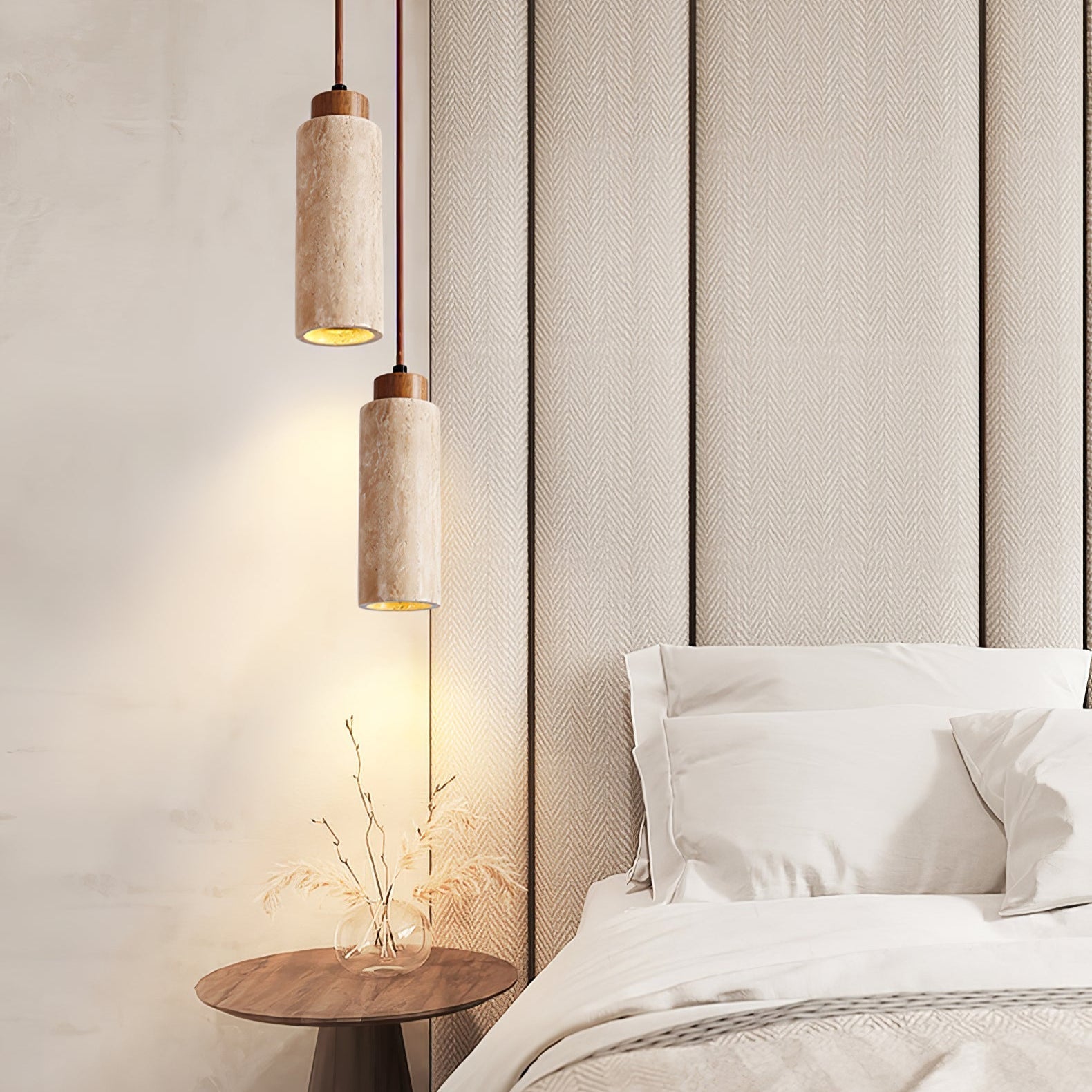 Avloris Travertine Pendant Light - Letslighting