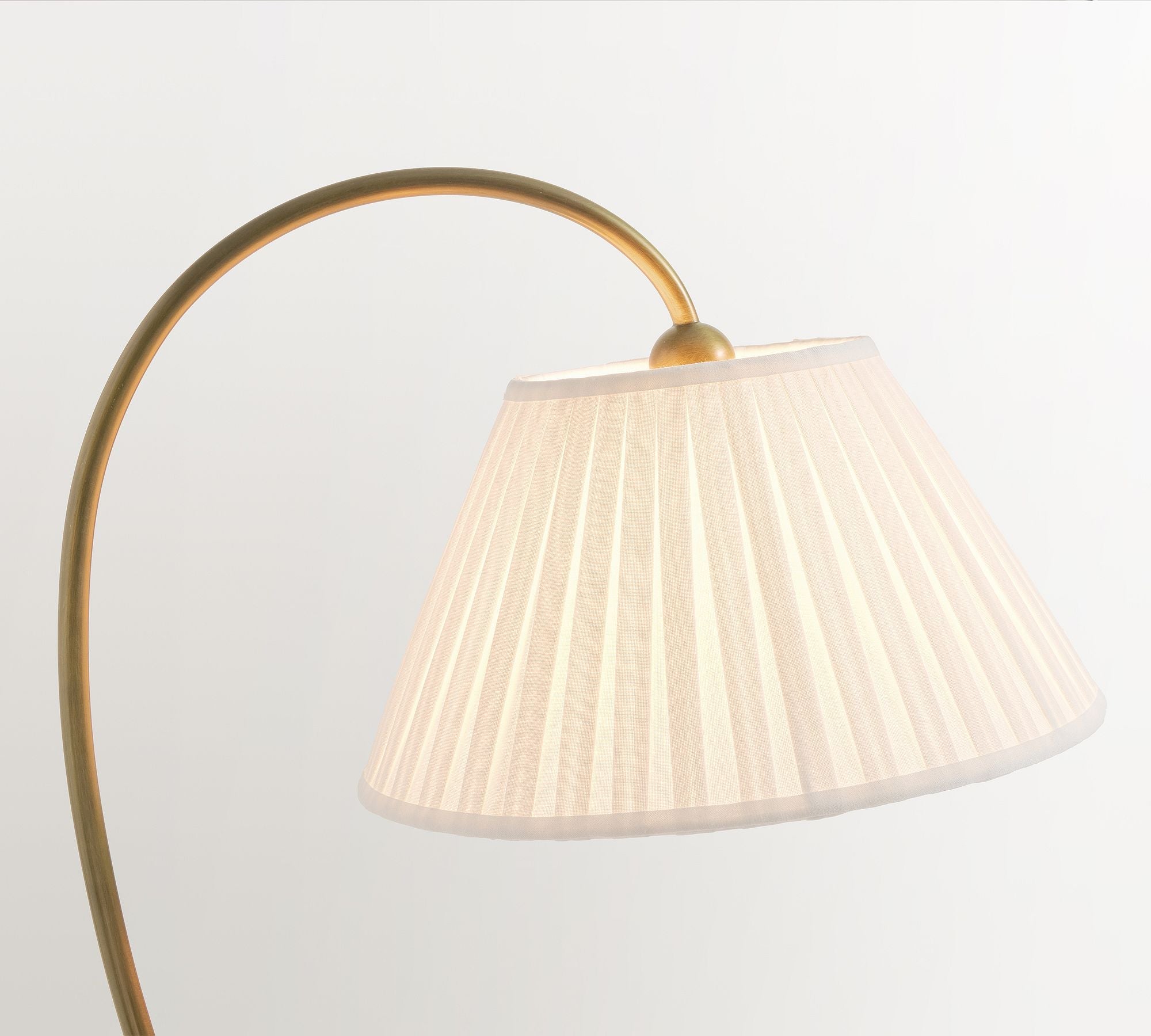 Grace Pleated Linen Shade Floor Lamp