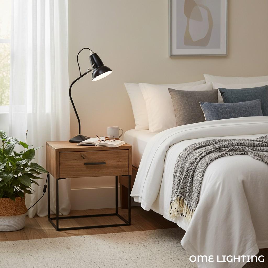 Archive Table Lamp Metal Plug-in