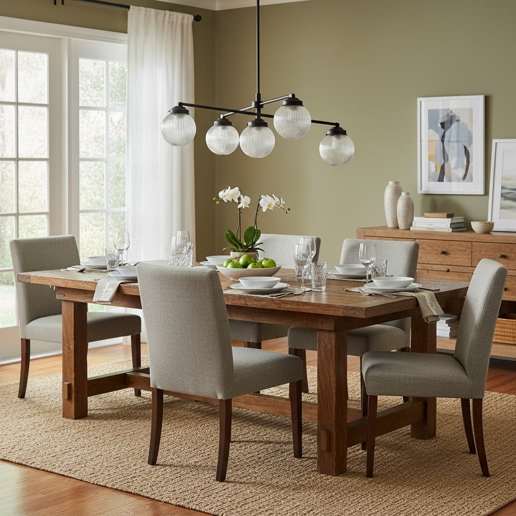 Pearl Multi-Light Brass Chandelier
