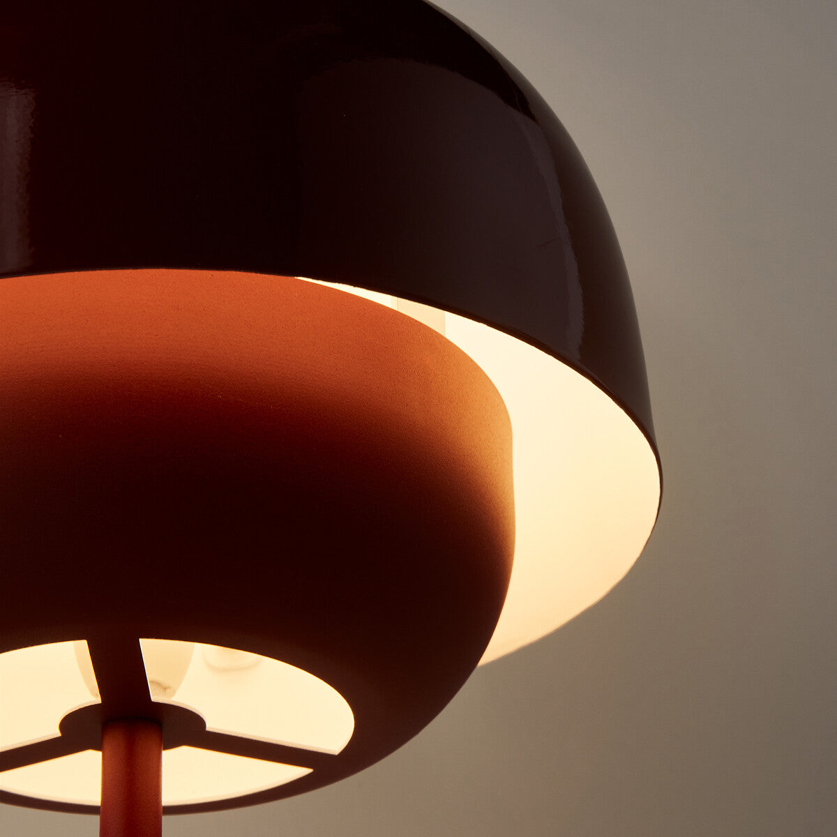 Orbit Contemporary Metal Dual Shade Lamp