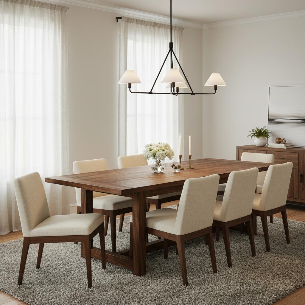 Vector Brass Fabric Chandelier