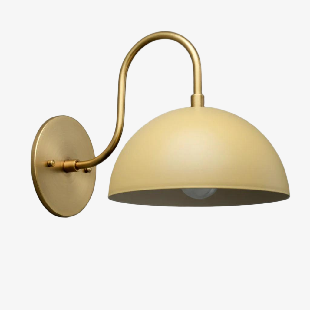 Disc Wall Sconce Metal Modern Vintage Hallway