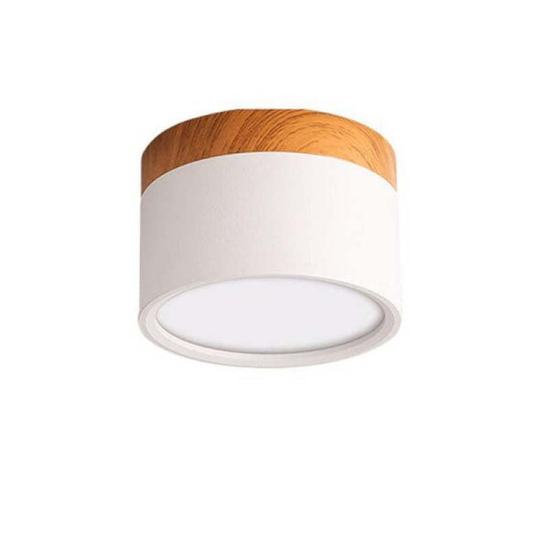 Valentina Modern Cylindrical Metal/Acrylic Flush Mount Ceiling Light Hallway