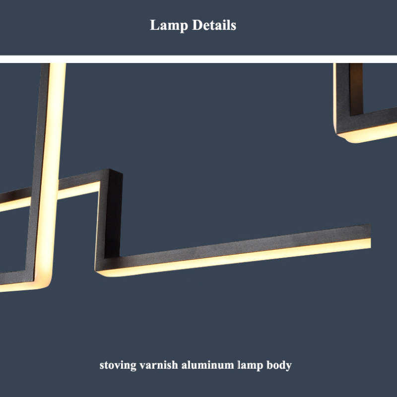 Arisha Designer Linear Metal Pendant Light