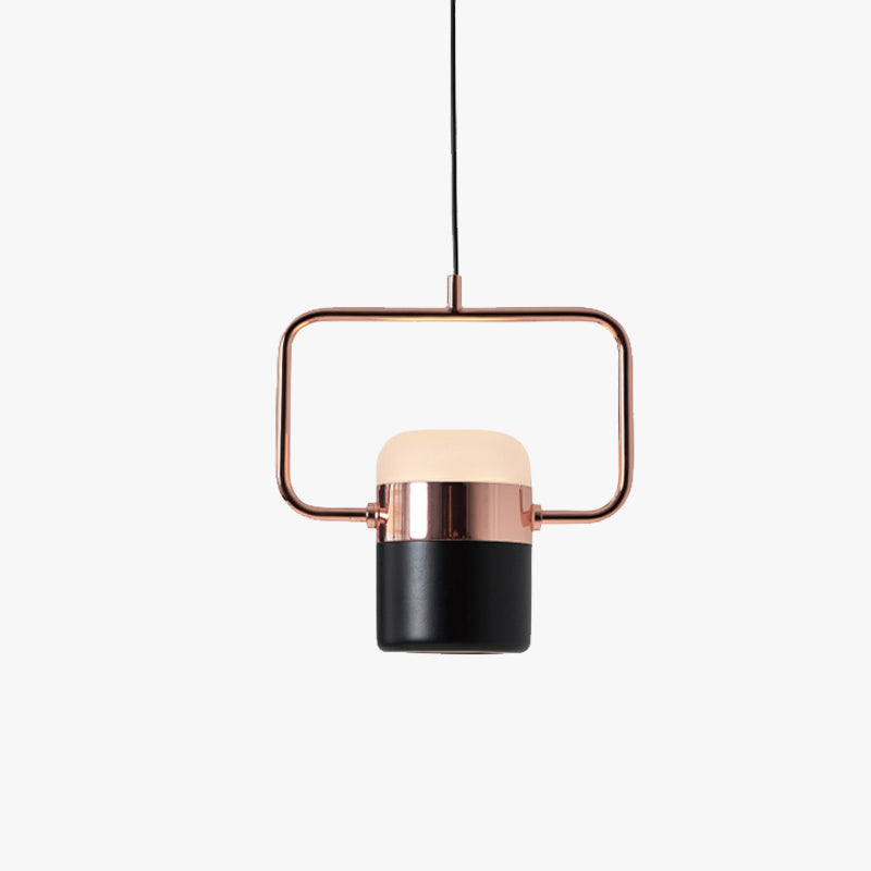 Arisha Modern Industrial Scandinavian Metal Glass Pendant Light