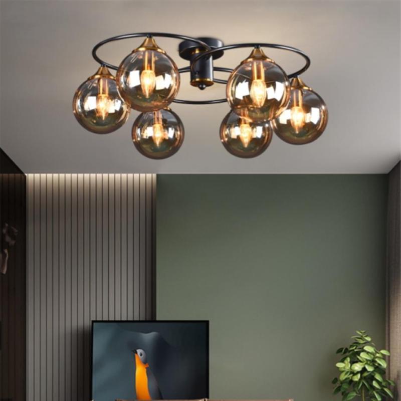 Valentina Nordic Bubble Glass Ceiling Light - Letslighting