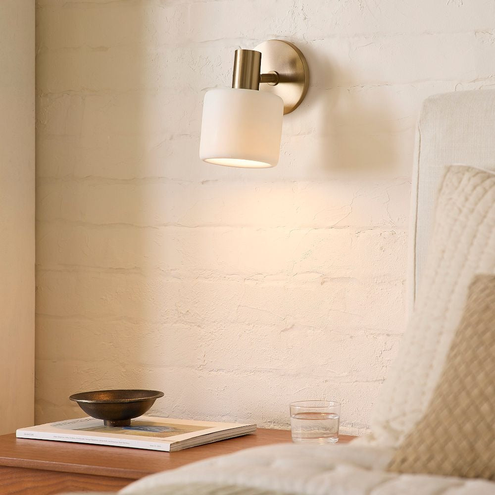 Kiln Porcelain Metal Wall Sconce