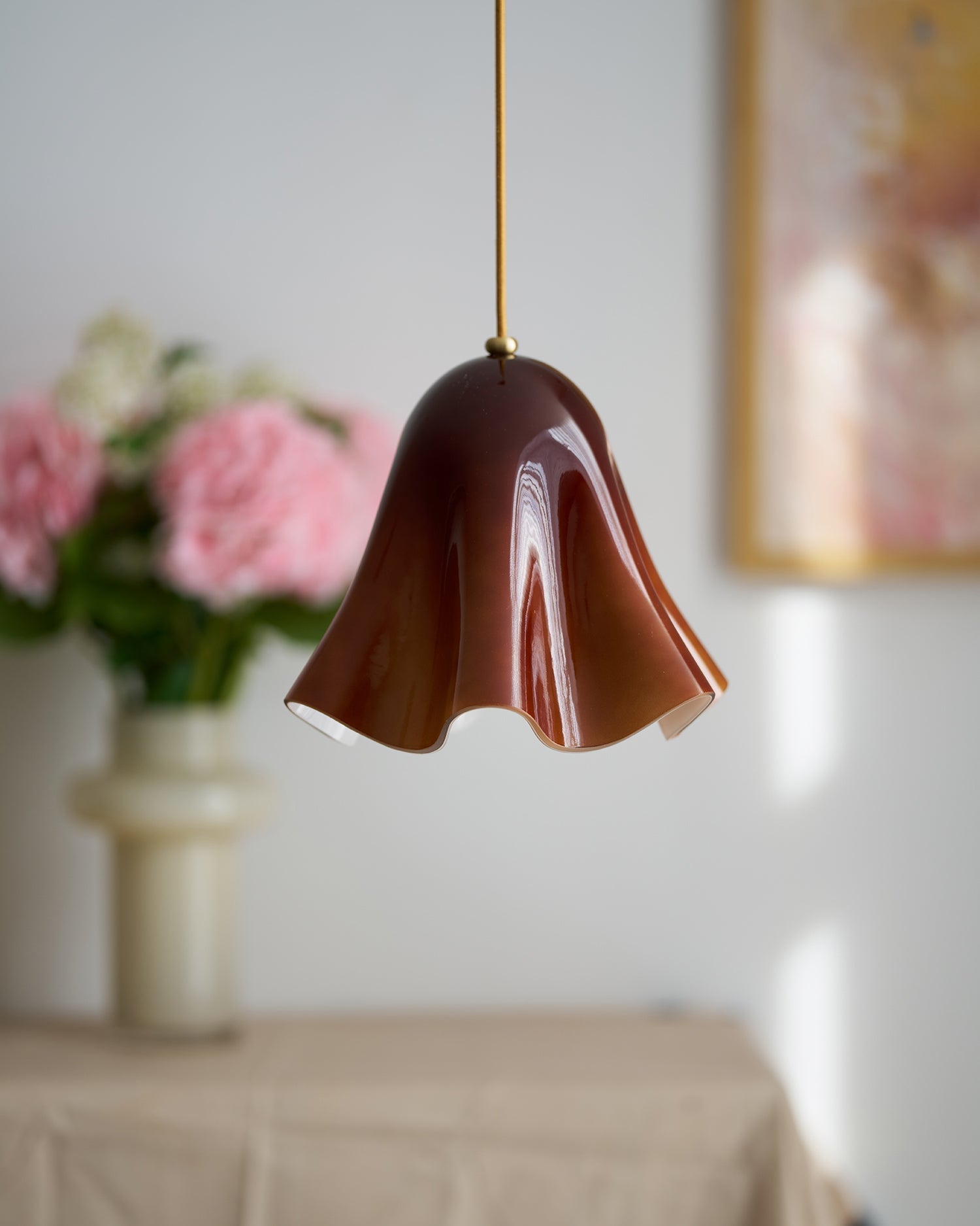 Musa Artistic Glass Modern Bloom Inspired Ceiling Lamp
