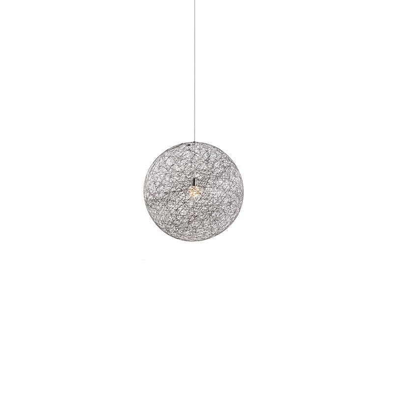 Spherical Modern Metal & Polymers Pendant Light