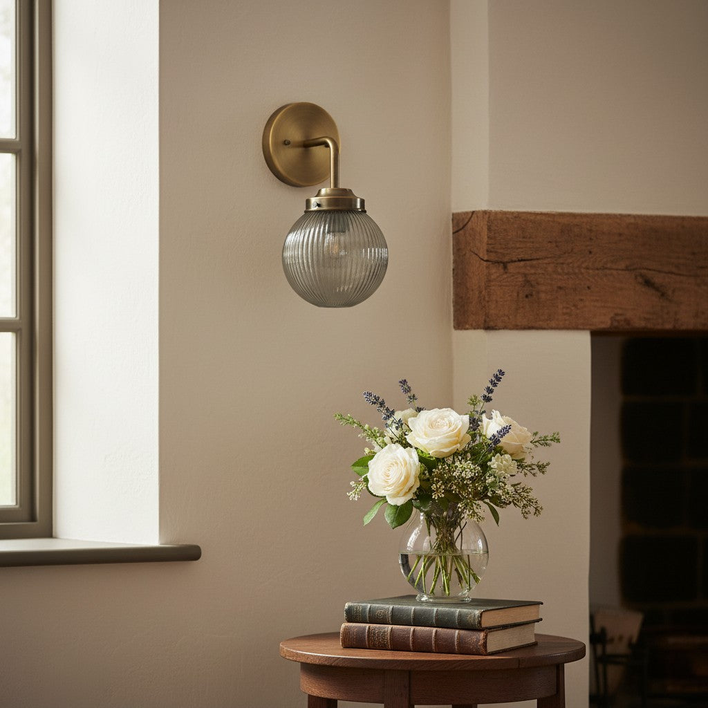 Pearl Wall Sconce Lighting Glass Industrial Living Room
