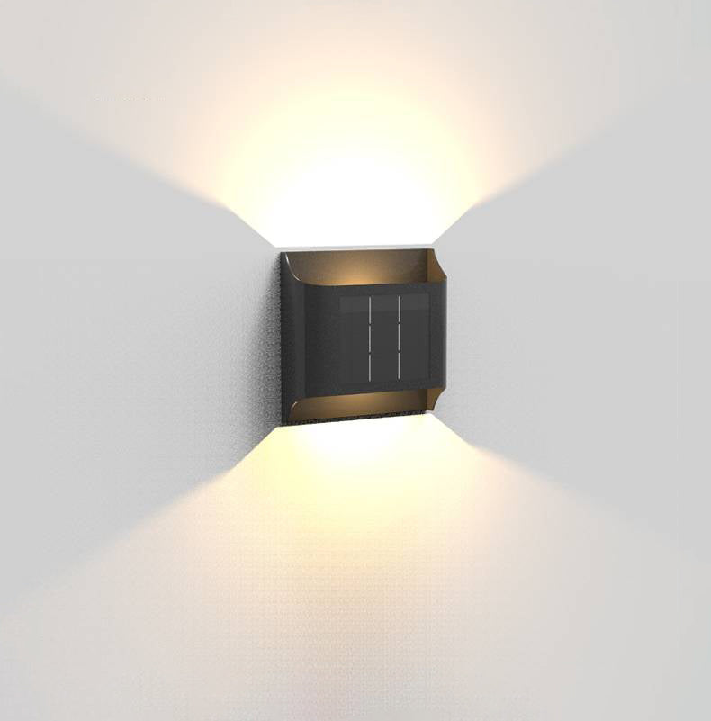 Ray Modern LED Outdoor Wall Lamp Metal Courtyard