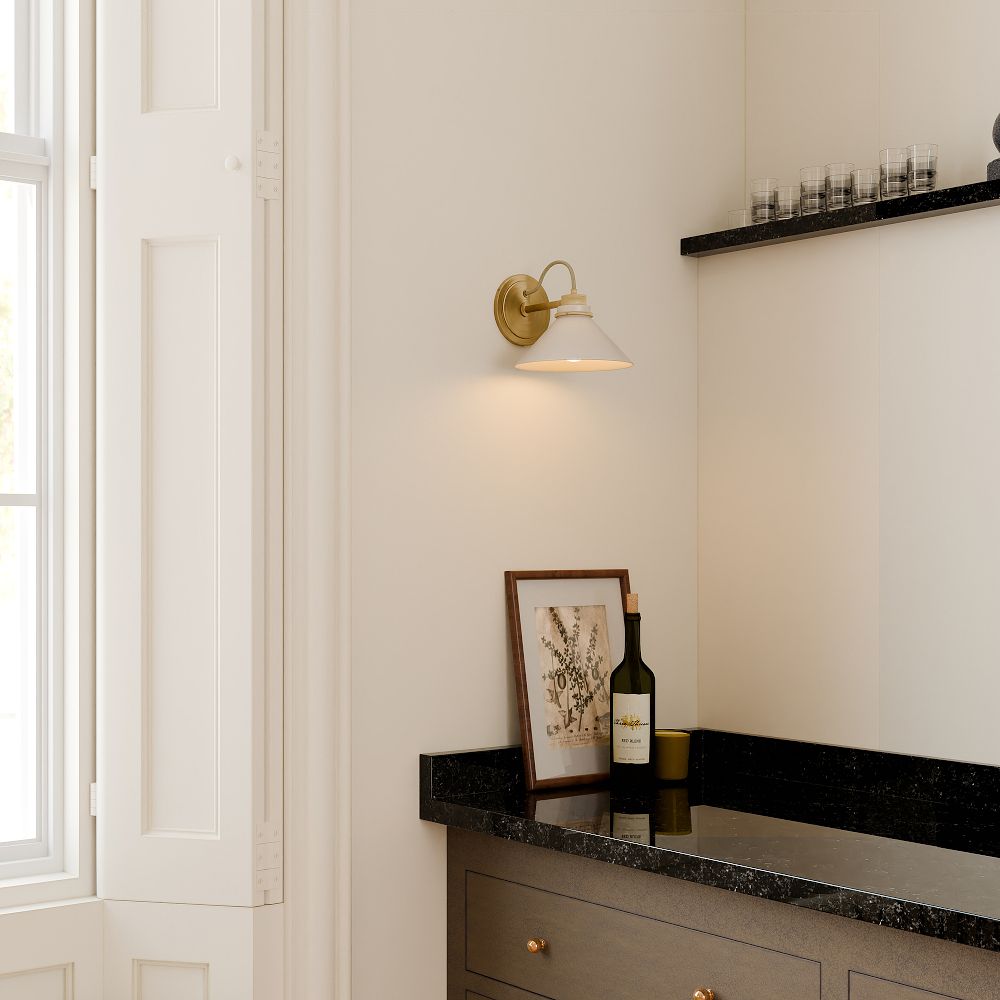 Grange Wall Lamp Metal&Glass