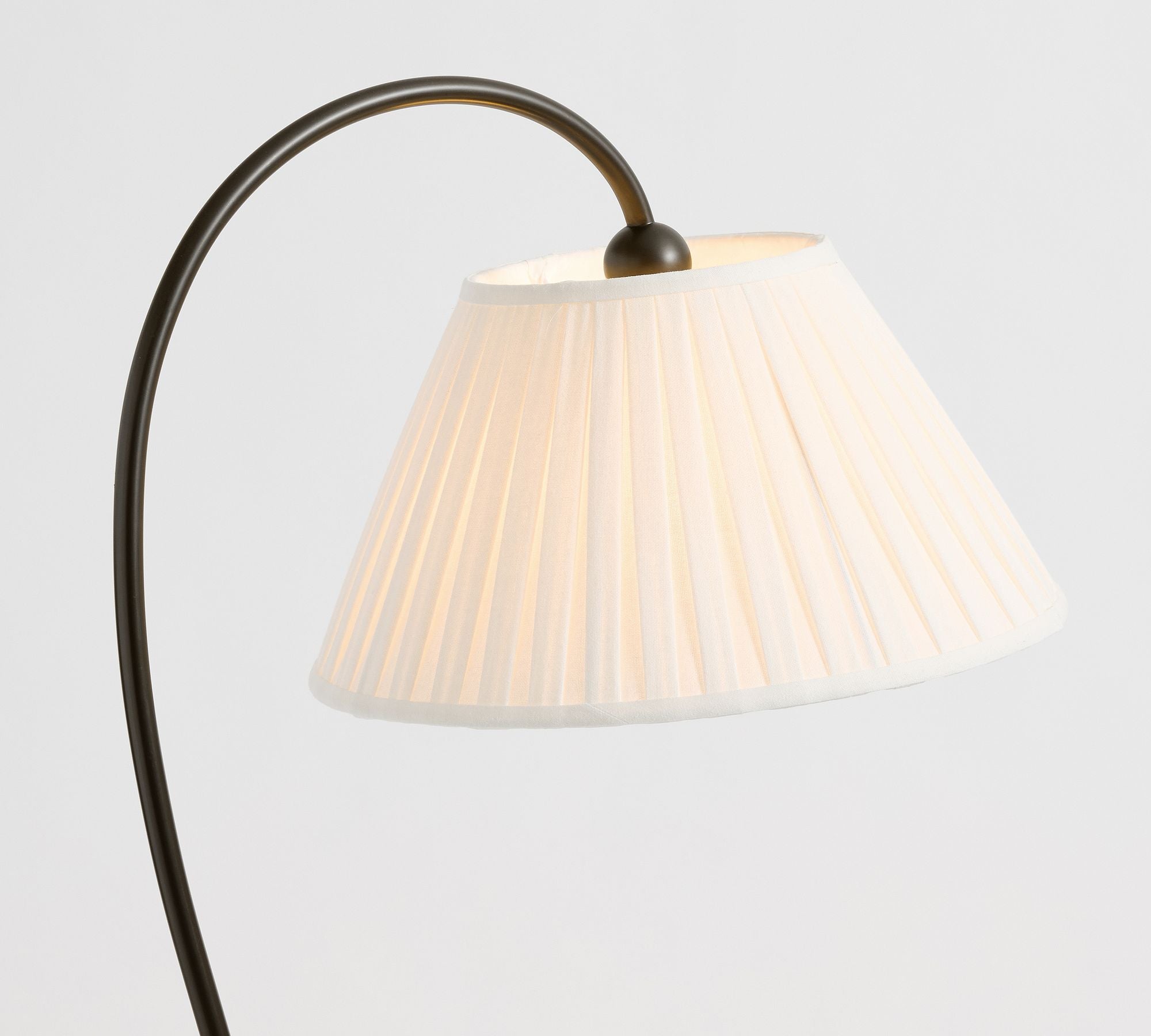 Grace Pleated Linen Shade Floor Lamp