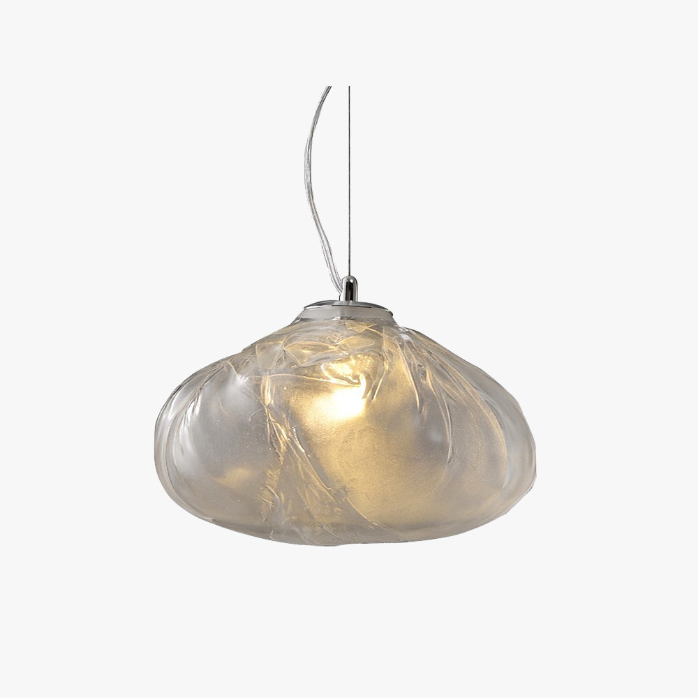 Avi Minimalist Spherical Metal/Glass Pendant Light, 3 Color