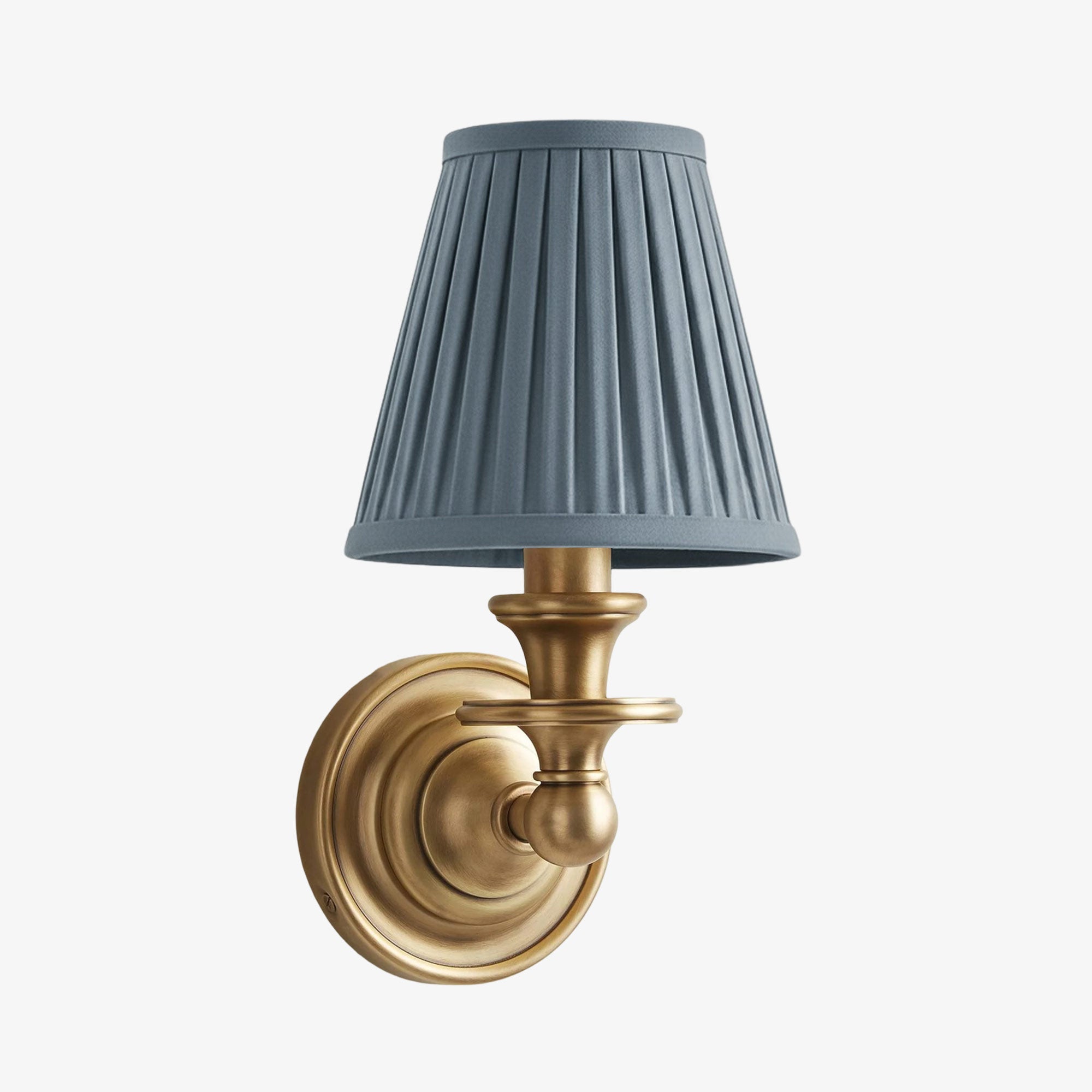 Elite White Fabric Wall Sconce Contemporary Bathrooms