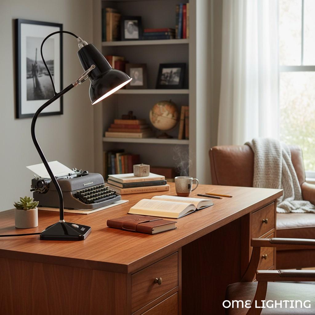 Archive Table Lamp Metal Plug-in