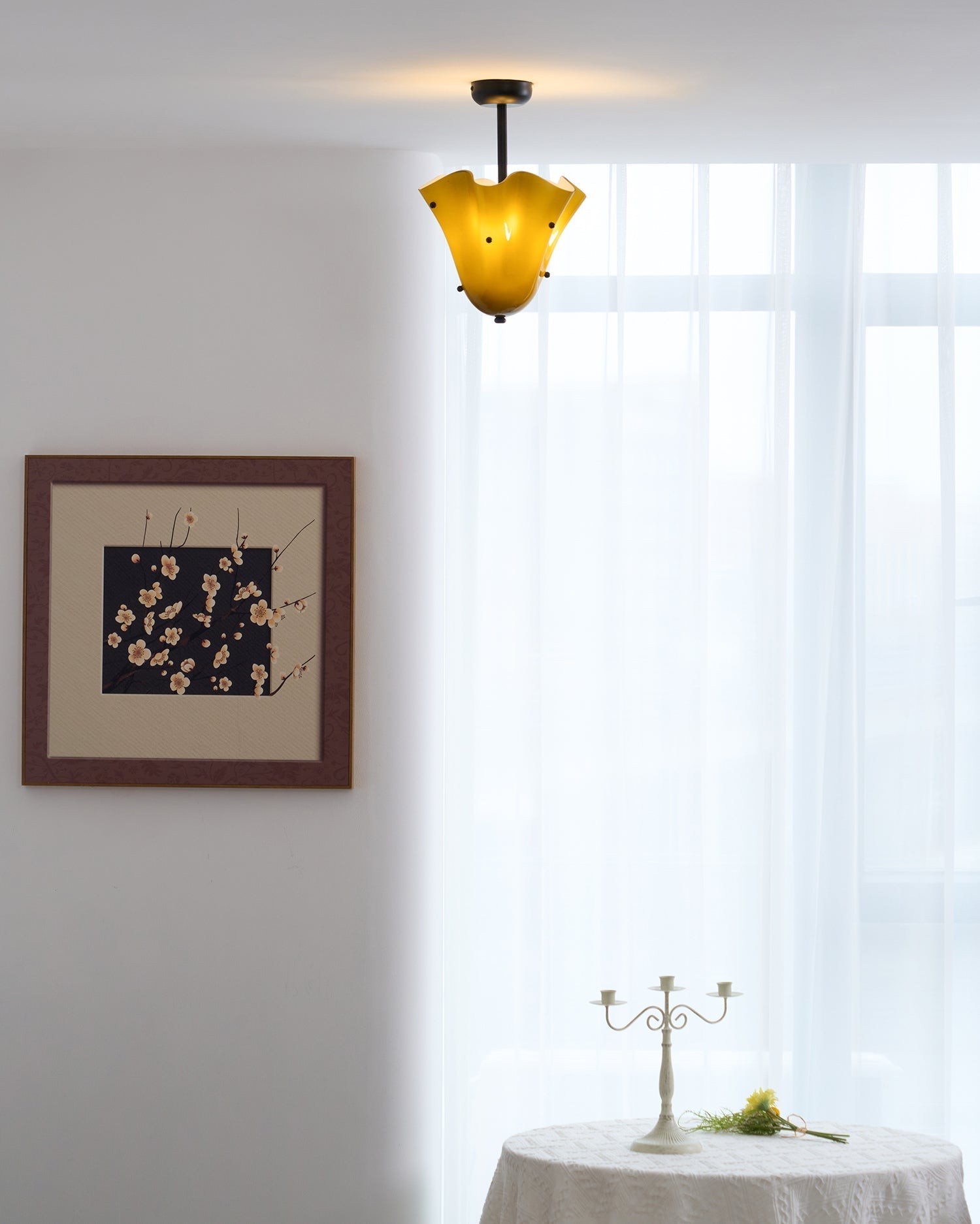Musa Decorative Glass Ceiling Light Modern