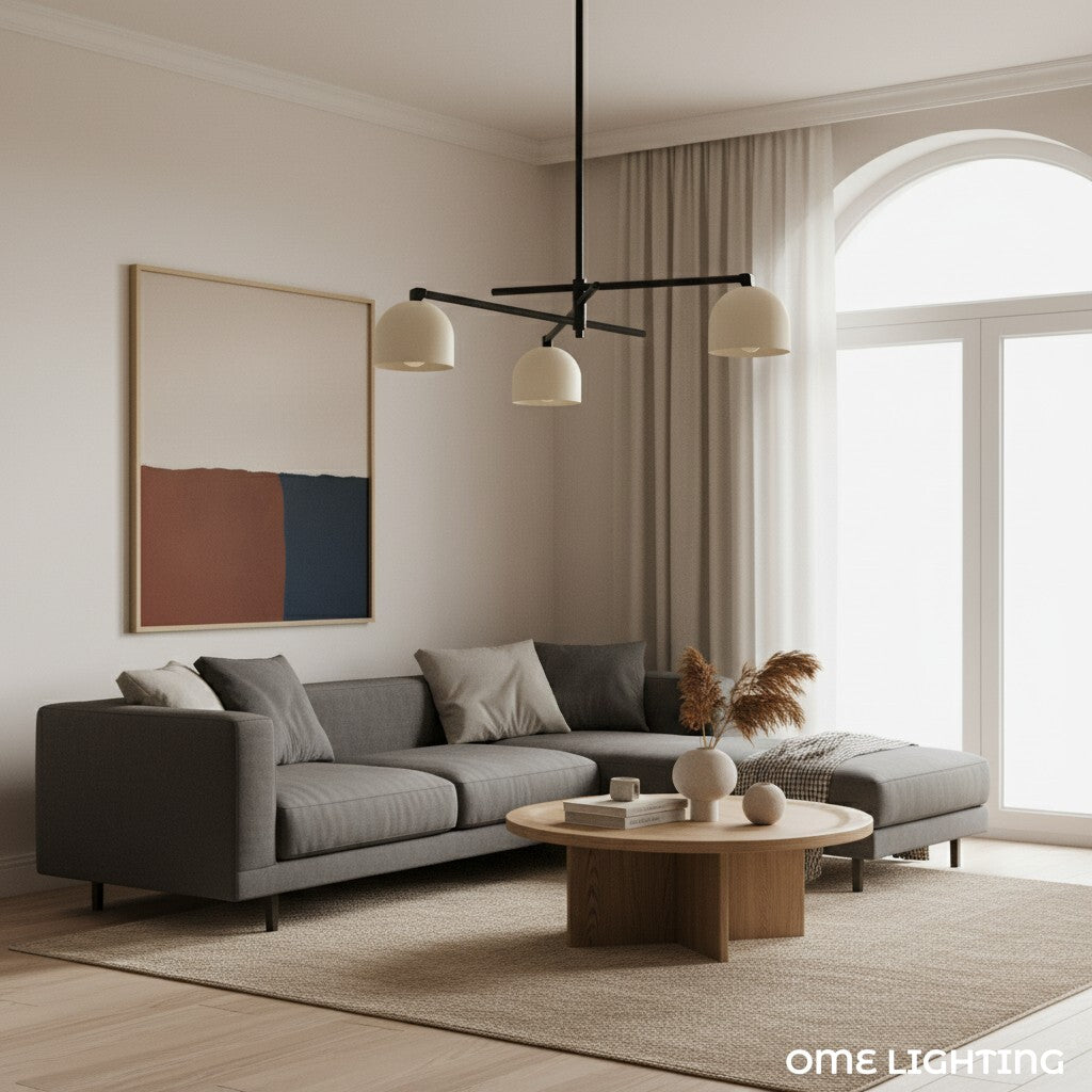 Chroma Brass  Multi-Light Chandelier
