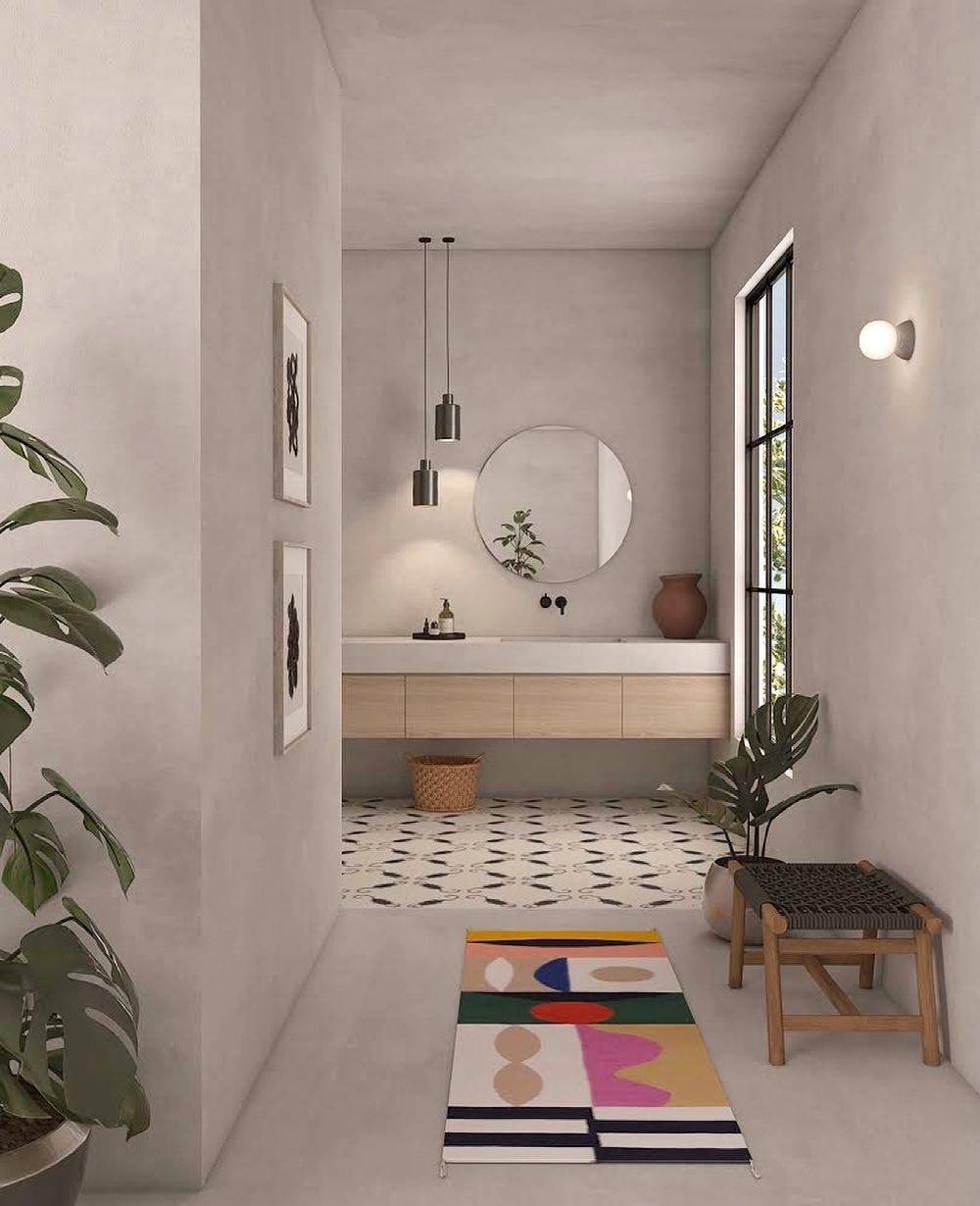 Lustra Wall Lamp Concrete Opal Glass - Letslighting