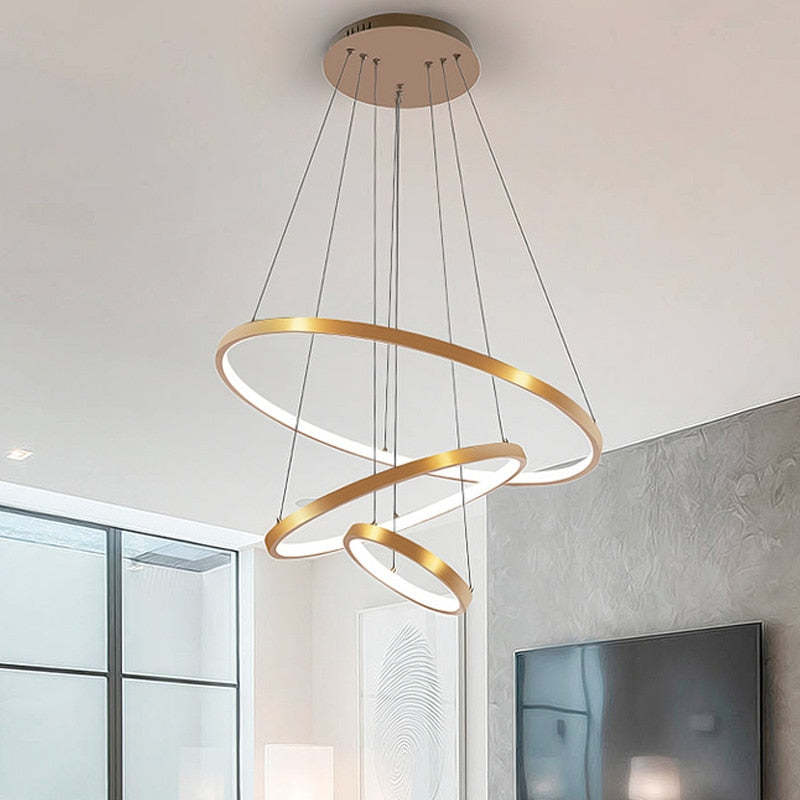 Arisha Pendant Light Inner Ring Illuminated - Letslighting
