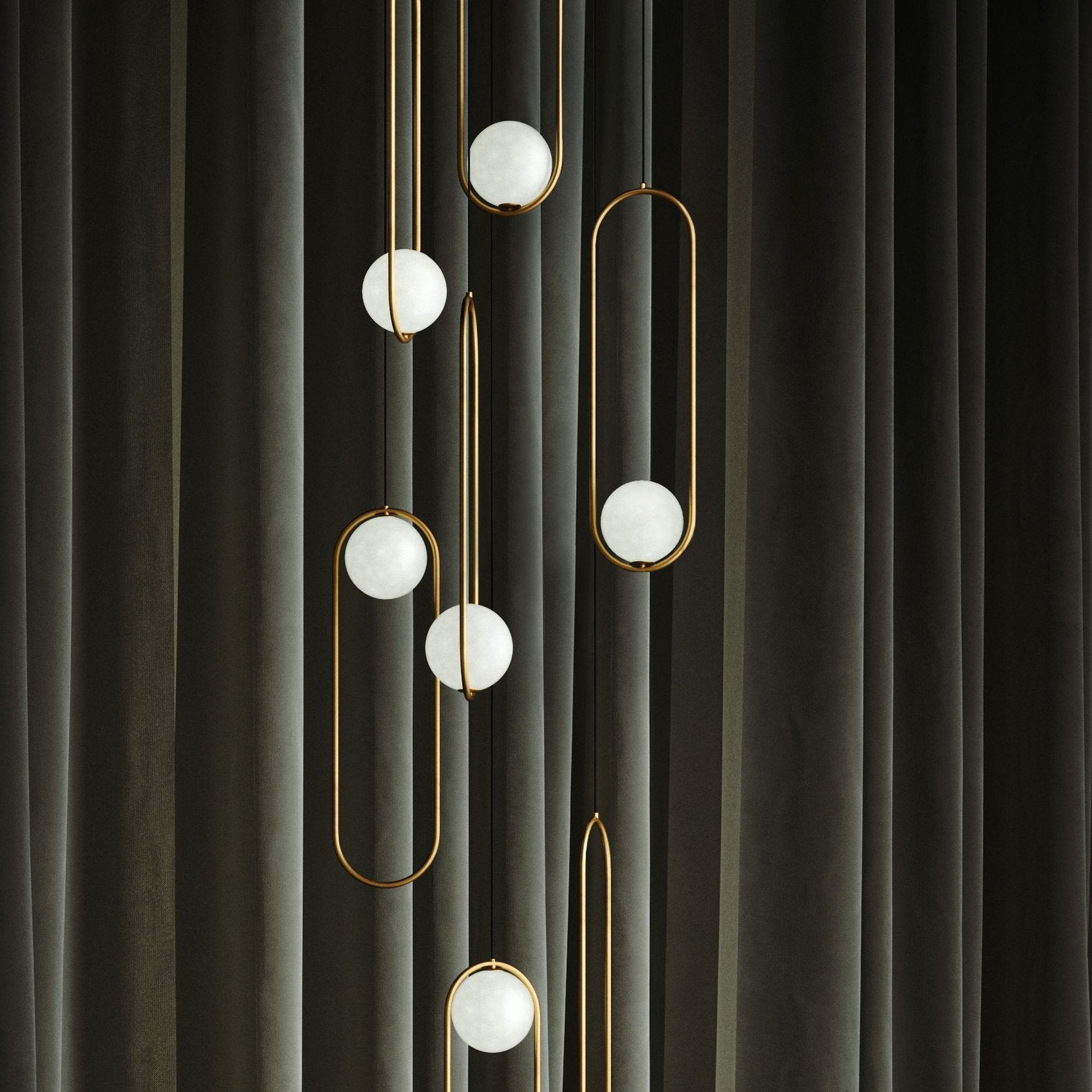 Lylorarae Modern Minimalist Combination Glass Chandelier - Letslighting