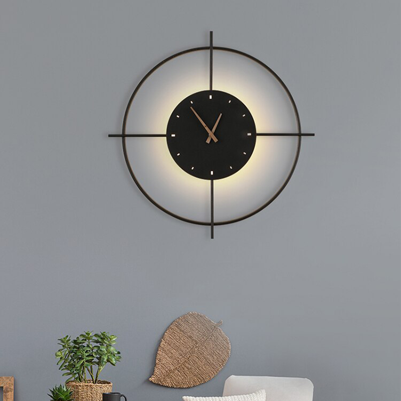 Valentina Arisha Modern Clock Wall Lamp Bedroom - Letslighting
