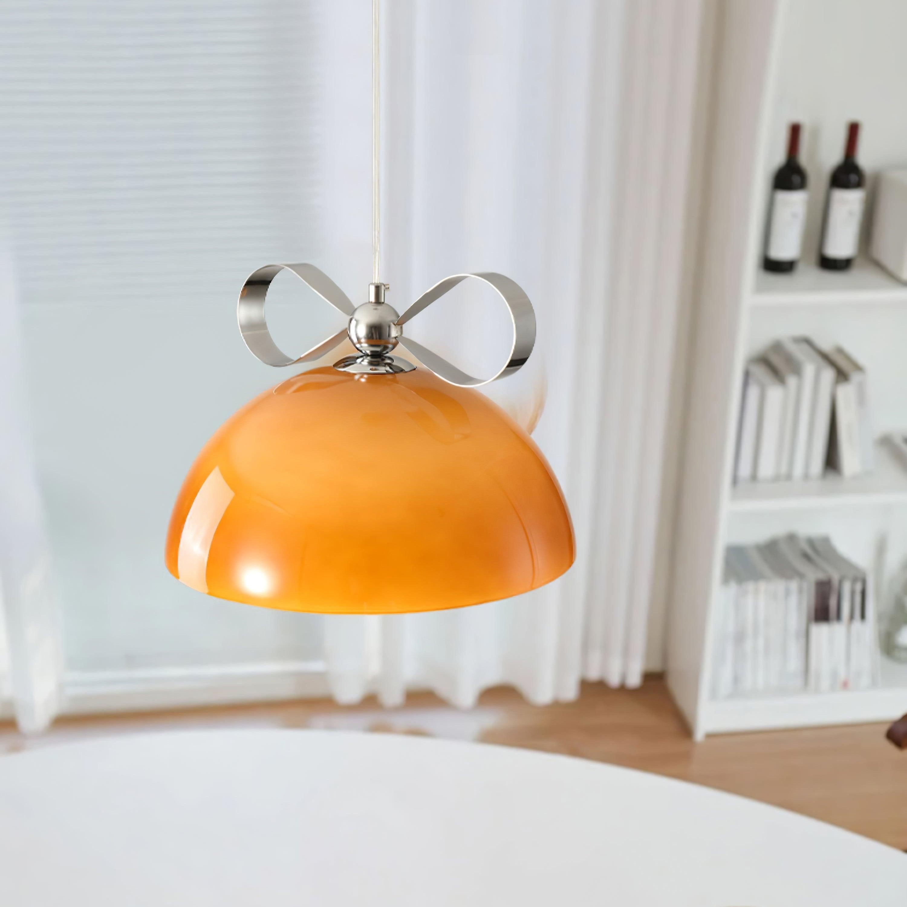 Valentina Vintage Design Metal Glass LED Pendant Light Dining Room - Letslighting