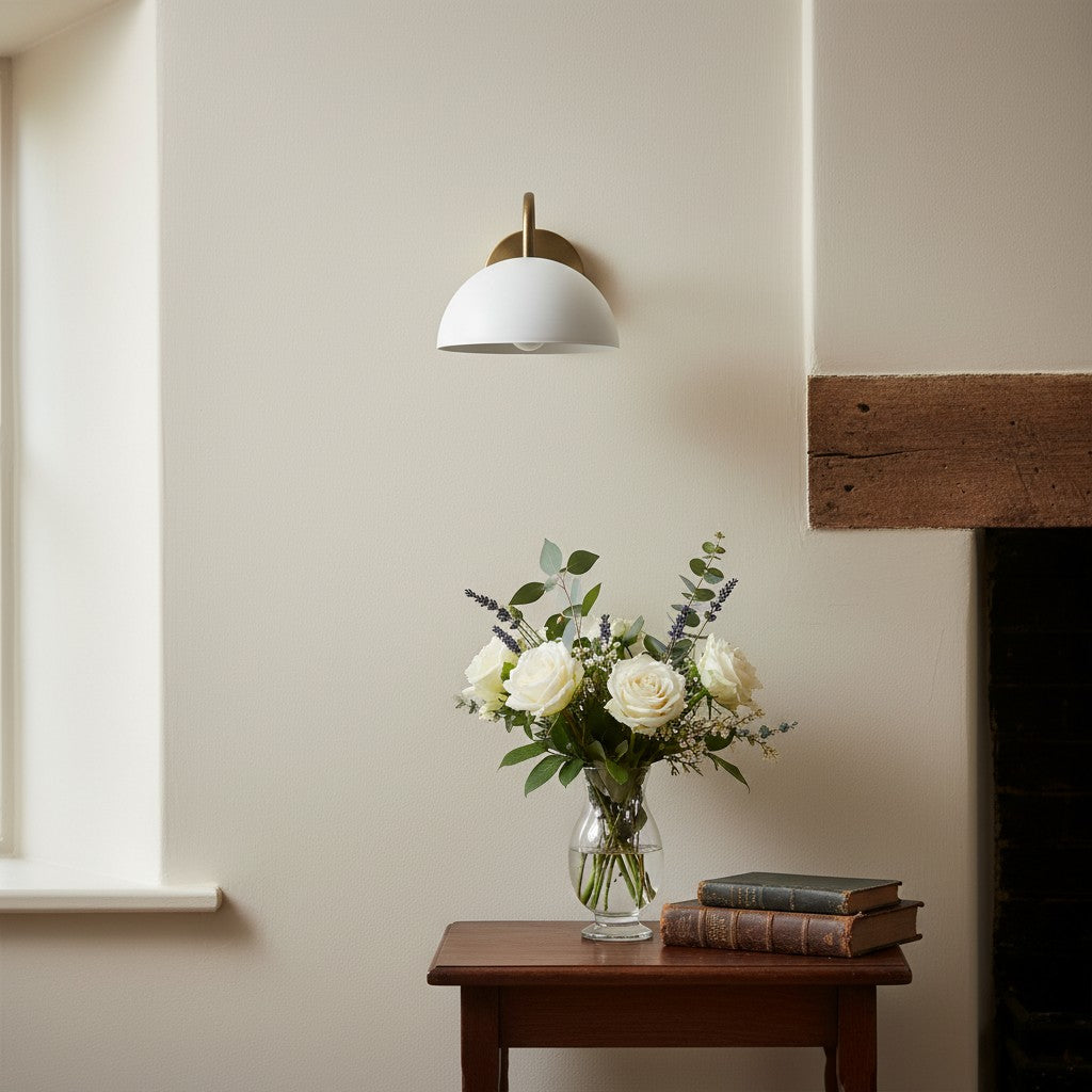 Disc Wall Sconce Metal Modern Vintage Hallway
