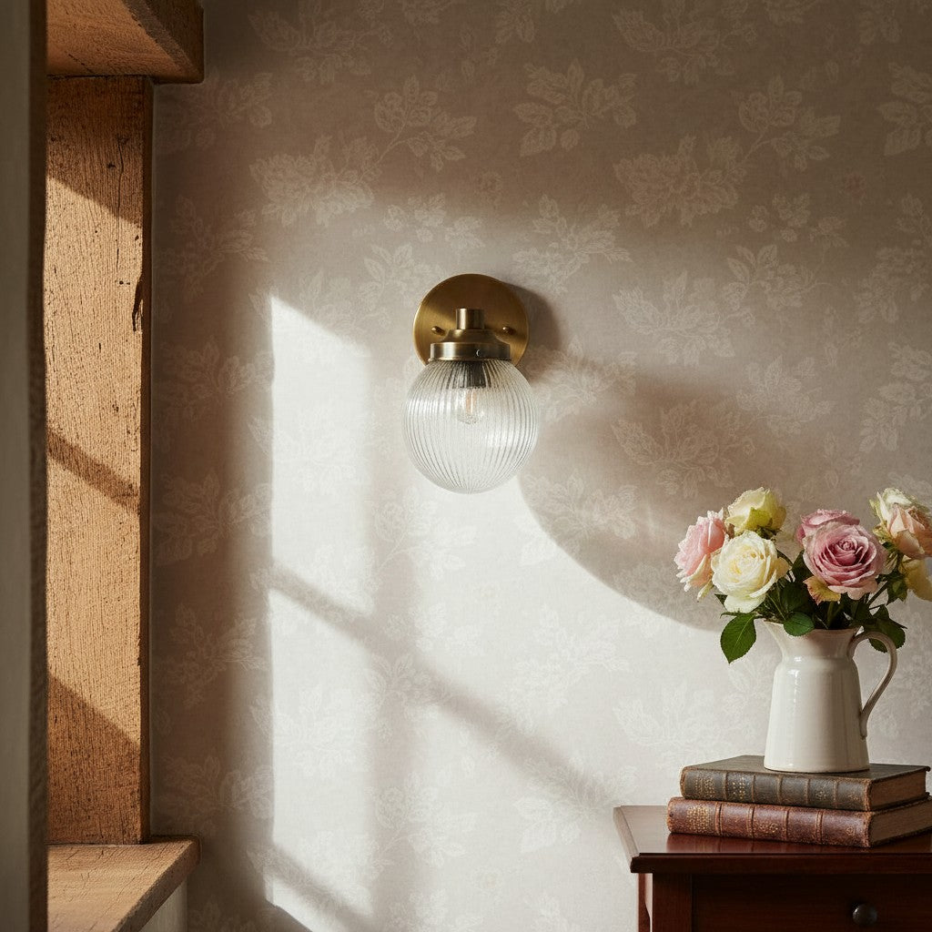 Pearl Wall Sconce Lighting Glass Industrial Living Room