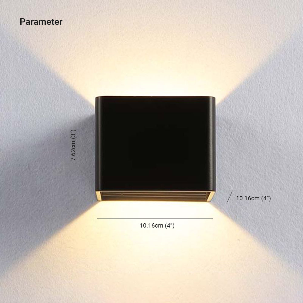 Ray Wall Lamp Square, 4"