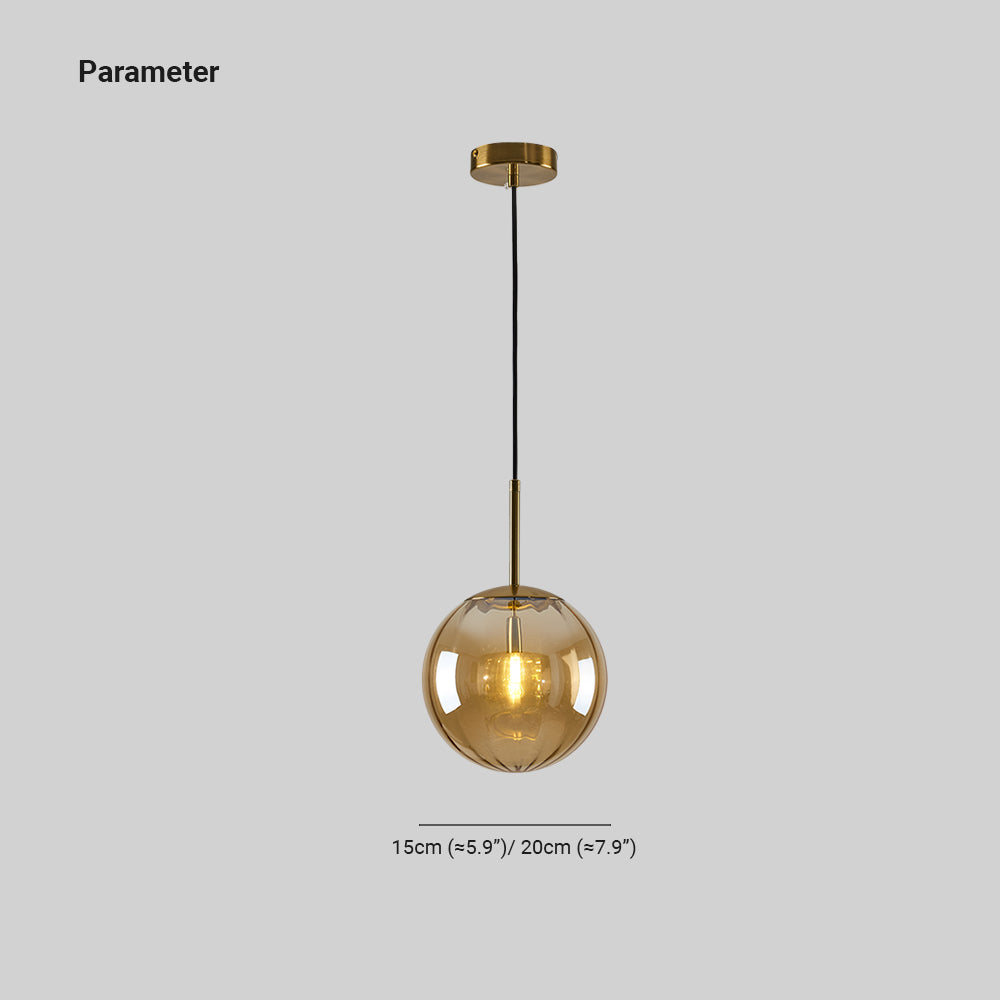 Valentina Modern Pendant Light Bubble Gradient, Glass