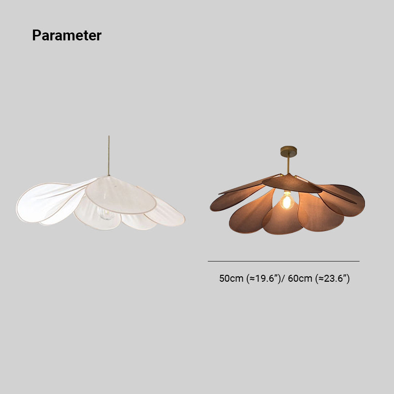Ritta Pendant Light Vintage Rustic Wabi Sabi Fabric - Letslighting