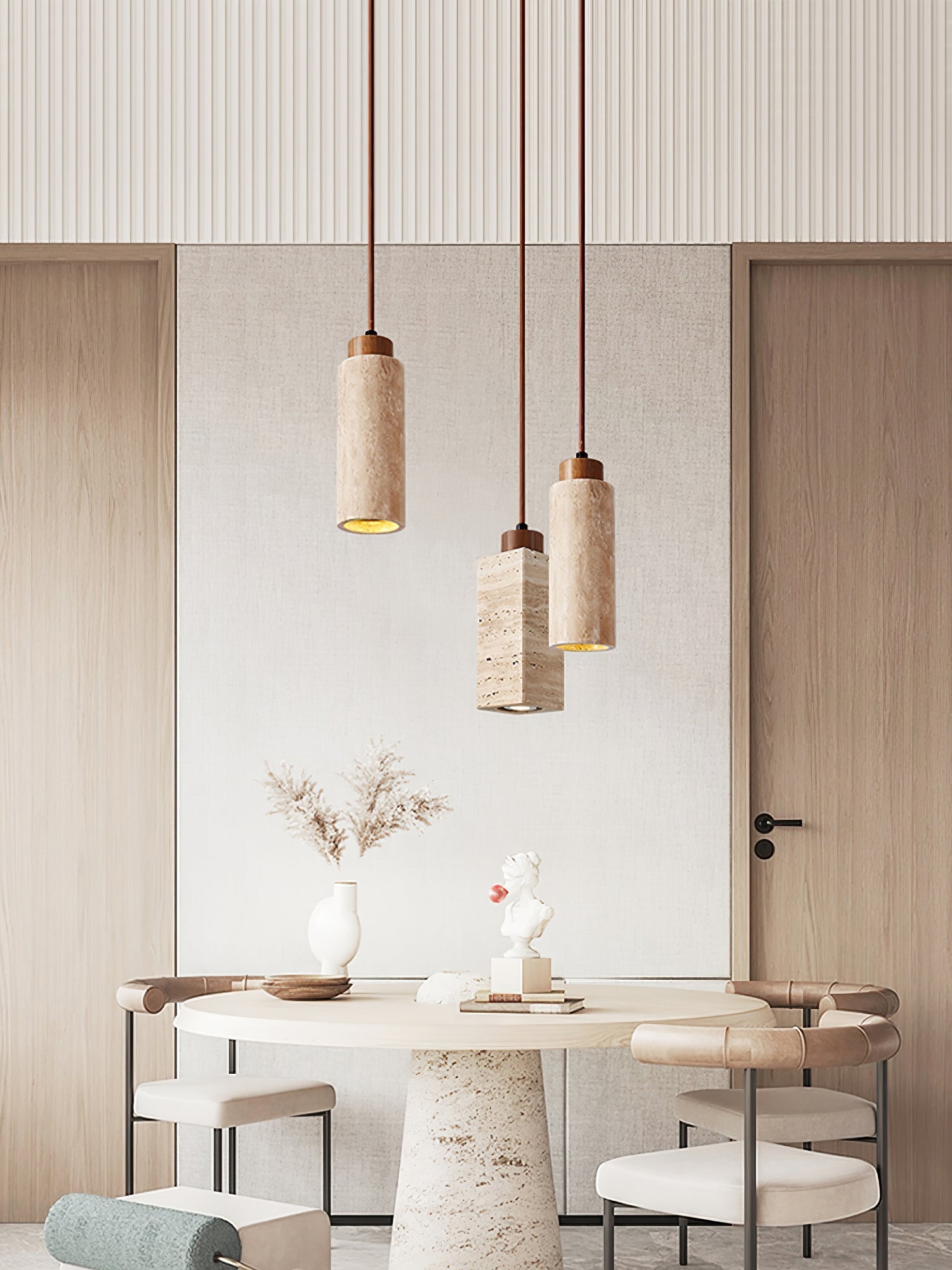 Avloris Travertine Pendant Light - Letslighting