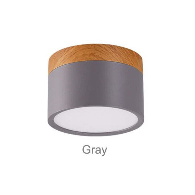 Valentina Modern Cylindrical Metal/Acrylic Flush Mount Ceiling Light Hallway