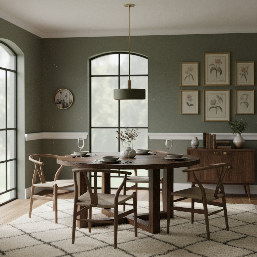 Kiln Single Pendant Lights for Kitchen Porcelain