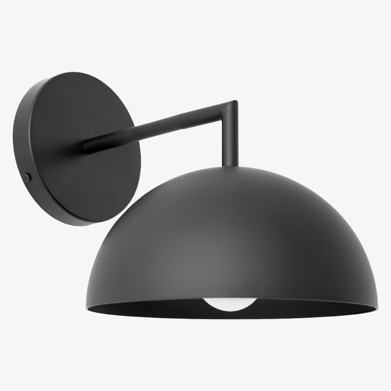 Chroma Minimalist Metal  Dome Sconce