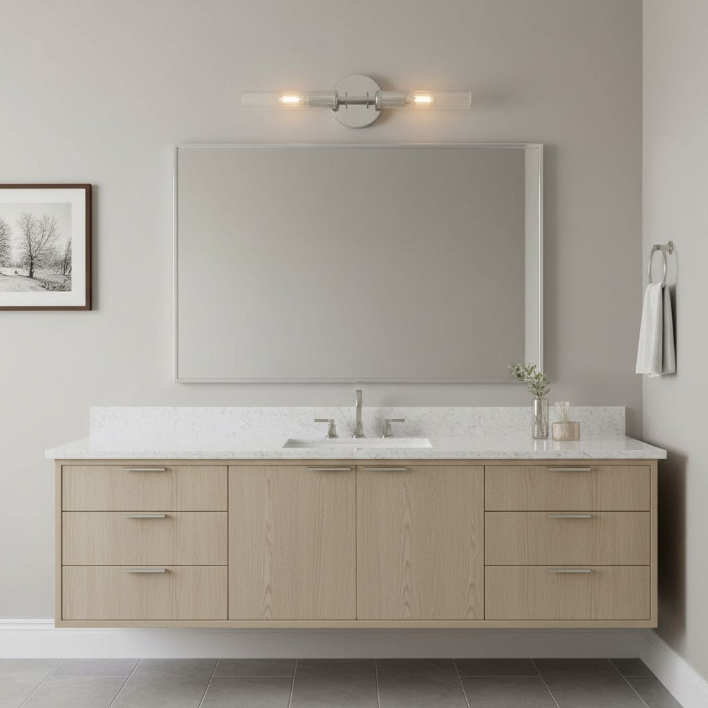 Haze 1 Head Glass Wall Sconce