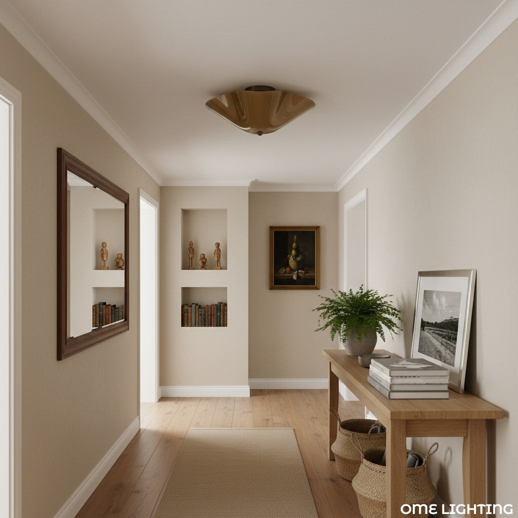 Musa Ceiling Light Metal&Glass