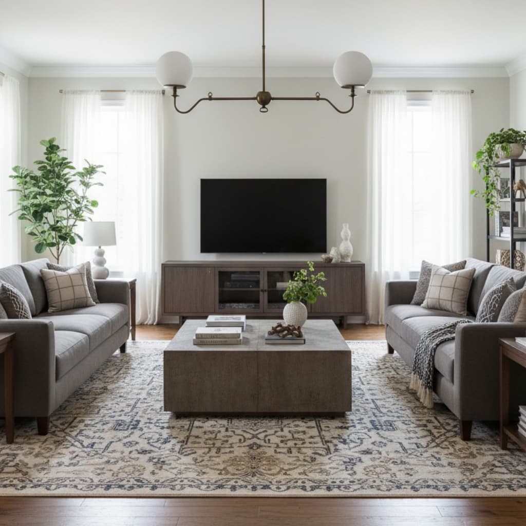 Pearl Glass Brass Chandelier