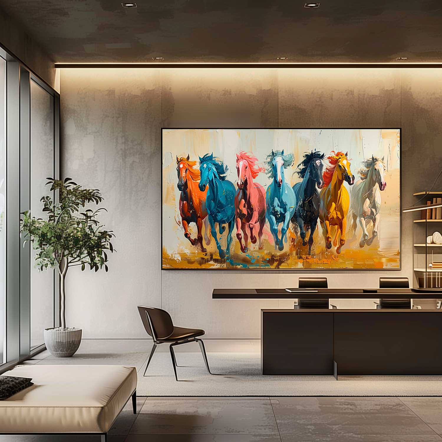 Contemporary Horse Art #HA007 - Letslighting