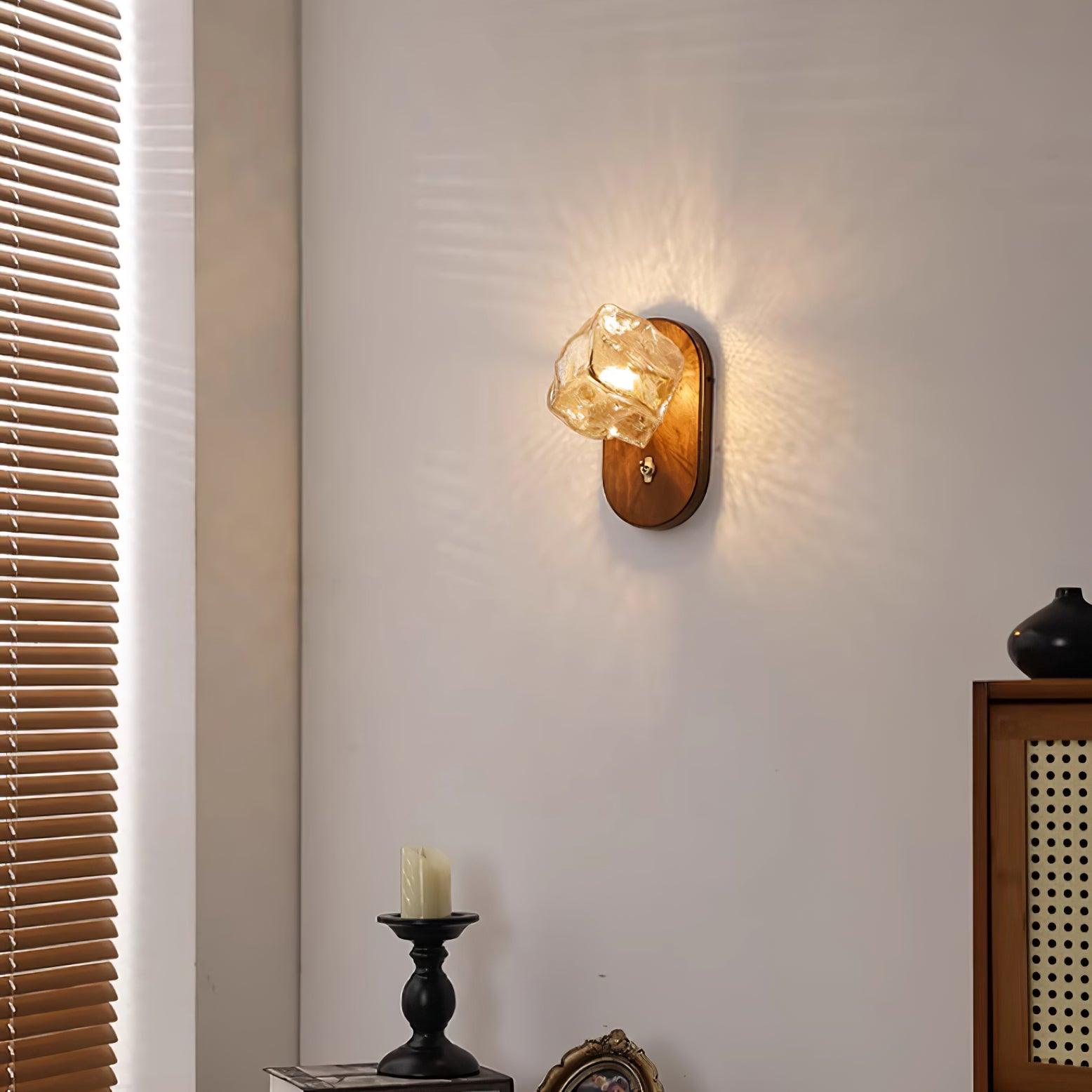 Ice Wall Lamp Cubes Faceted Cube - Letslighting